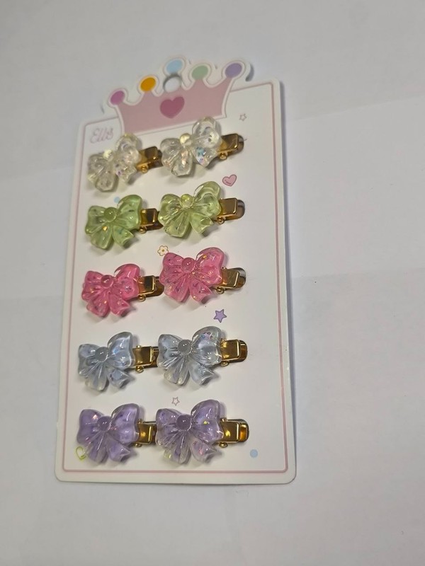 10 Pcs Flower Mini Hair Clips – Cute Floral Hair Accessories for Girls & Women gallery