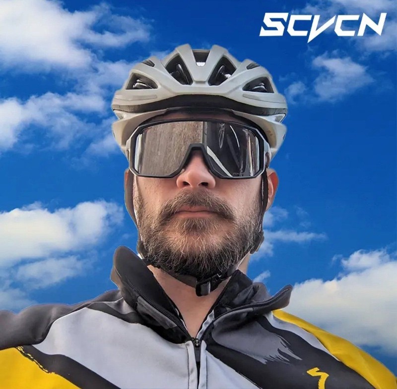 Photochromic Men's UV400 Cycling Sunglasses Women Sports Running Eyewear for Men gallery