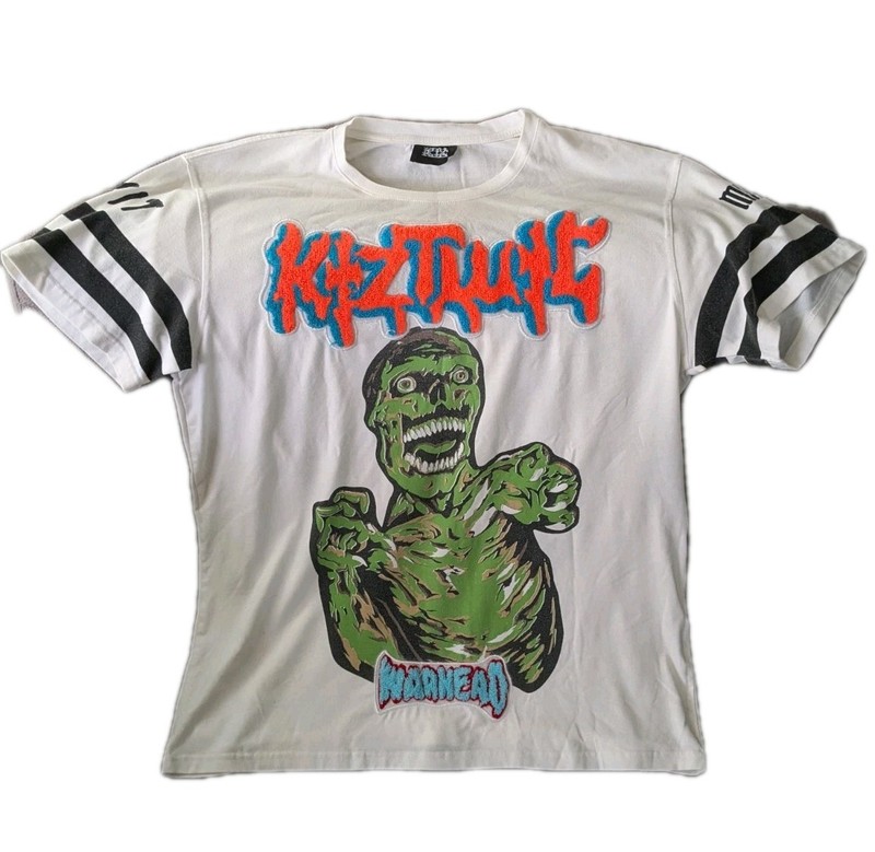 KTZ Zombie Big Patch #13 Satan Maical Warhead Oversized Jersey Shirt Men’s L HTF