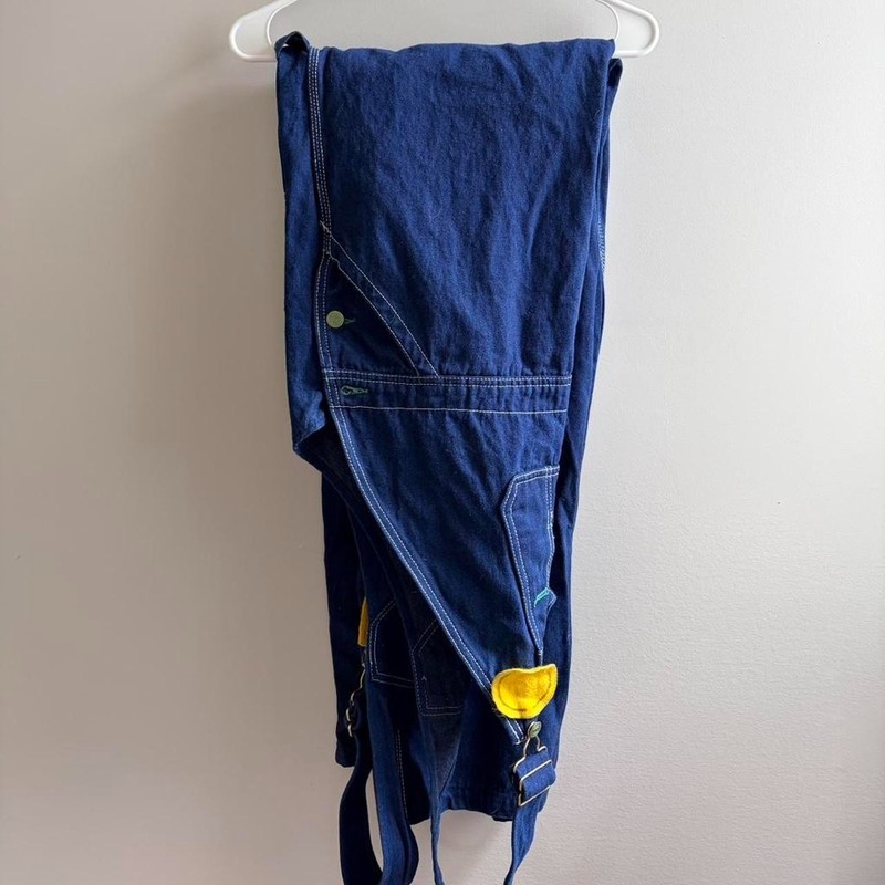 Vintage Liberty London Men's Denim Dungarees overalls, plus size 42x32, workwear gallery
