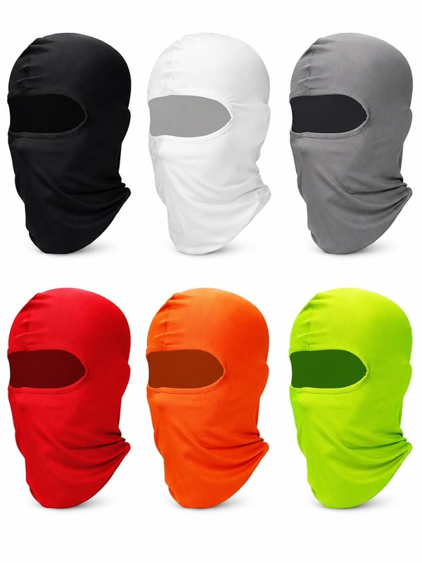 SATINIOR 6 Pcs Ski Mask Cover Balaclava Full Face One Size, Multicolor