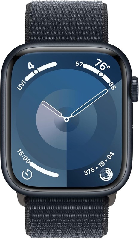 Apple Watch Series 9 [GPS + Cellular, 45mm] - Midnight Aluminum Case with Midnig gallery