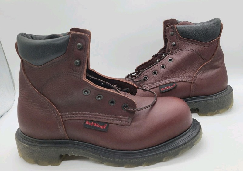 RED WING 2406 Steel Toe Electrical Hazard Resistant Leather Boots Mens 6.5D USA