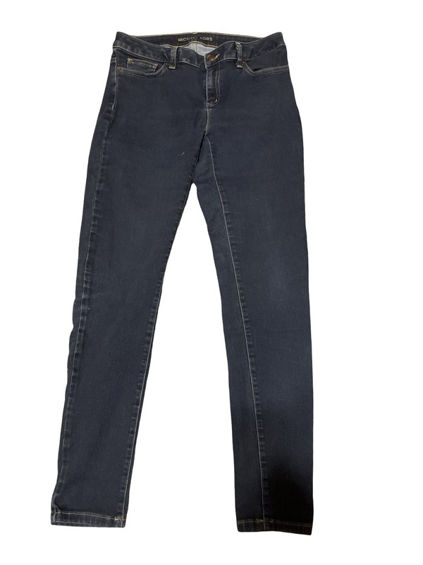 Michael Kors Women’s Izzy Skinny Jeans Dark Blue, Size 4
