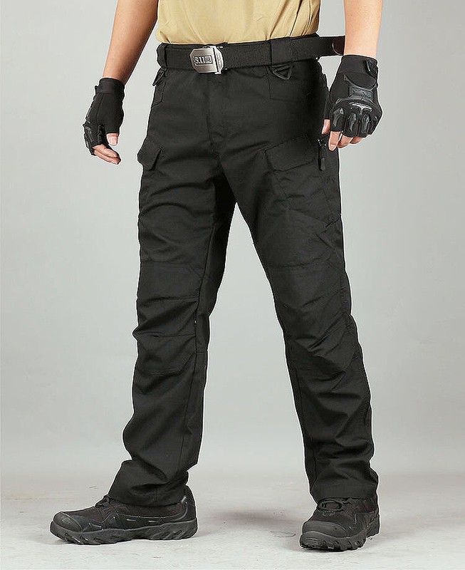 Tactical Pants Mens Cargo Pants Waterproof Work Hiking Combat Outdoor Trousers