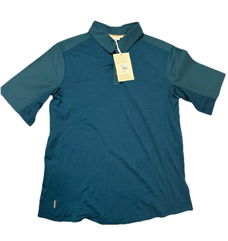 Icebreaker Man’s Blue Merino Layer- Lightweight Button up