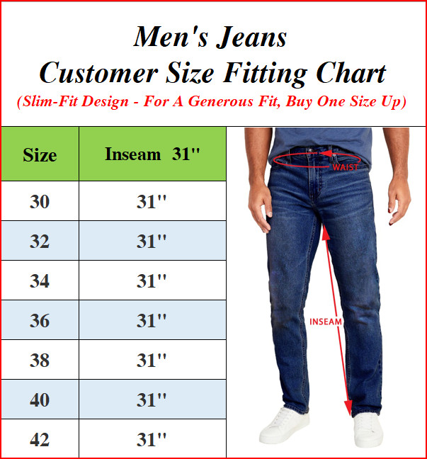 Men's Flex Stretch Slim Straight Jeans (Sizes, 30-42) gallery