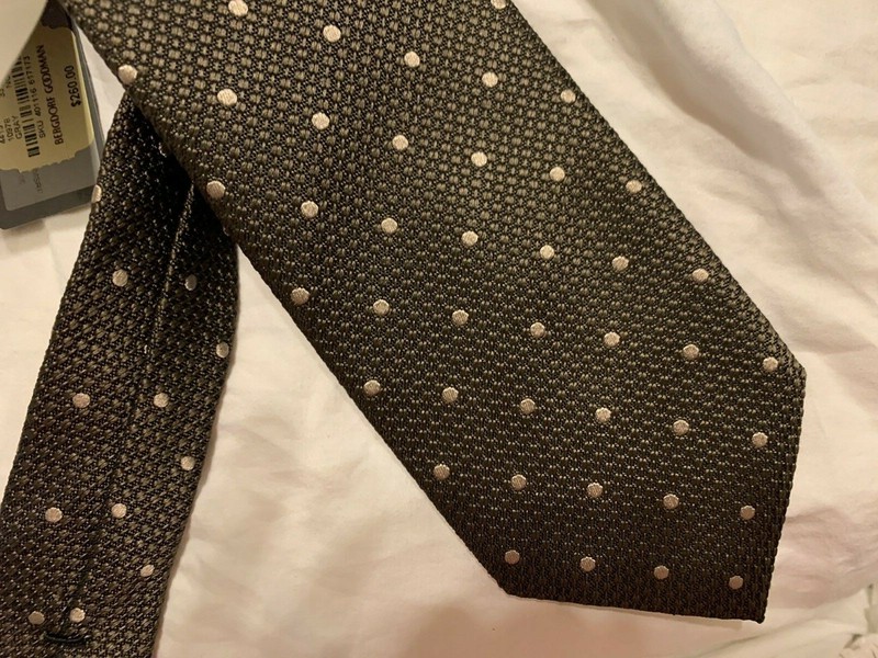 Tom Ford Pattern 100% Silk Neck Tie Made in Italy gallery
