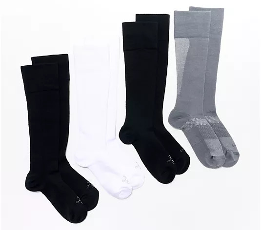 Tommie Copper 4 Pack UltraTemp & Ultraguard OTC Socks – Basic X-Large
