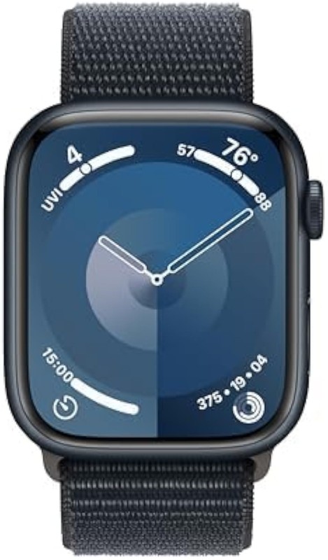Apple Watch Series 9 [GPS + Cellular, 45mm] - Midnight Aluminum Case with Midnig gallery
