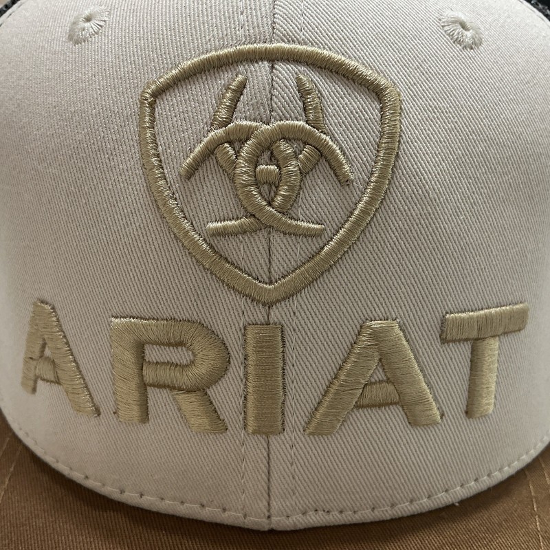 Ariat Mens B-Fit Shield Logo Mesh Back Snapback Cap Hat gallery