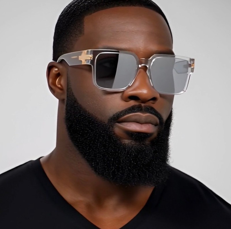 MEN SUNGLASSES HIP HOP SQUARE DESIGNER SHADES RETRO THICK FRAME CLASSIC FASHION gallery