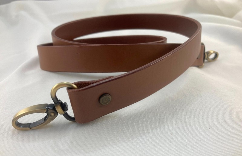 1" Cowhide Leather Cross Body or Shoulder Purse Bag Replacement Strap 8 lengths gallery