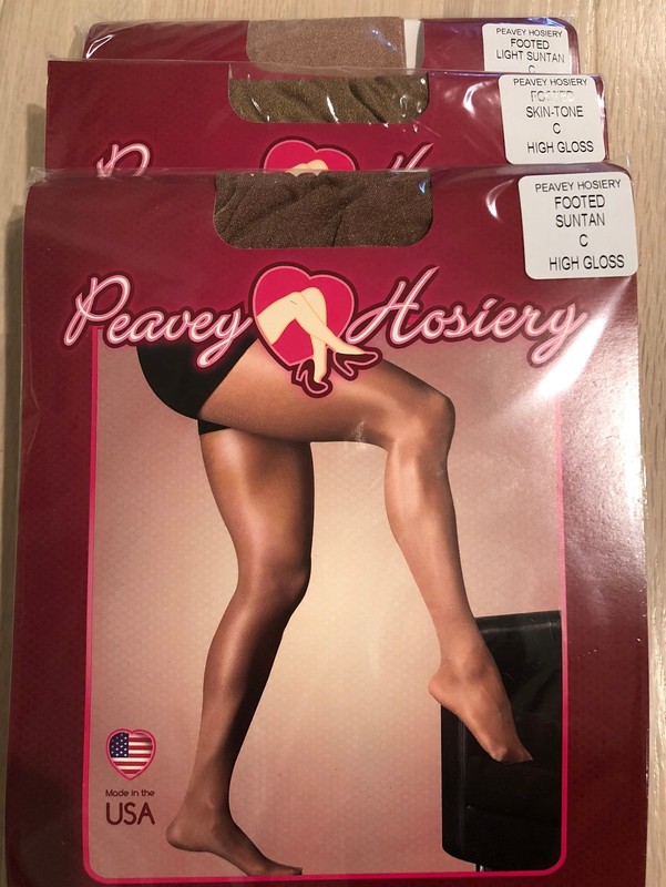 PEAVEY HIGH GLOSS TIGHTS Hooters WingHouse Uniform Hosiery PICK UR SIZE C D Q XL gallery