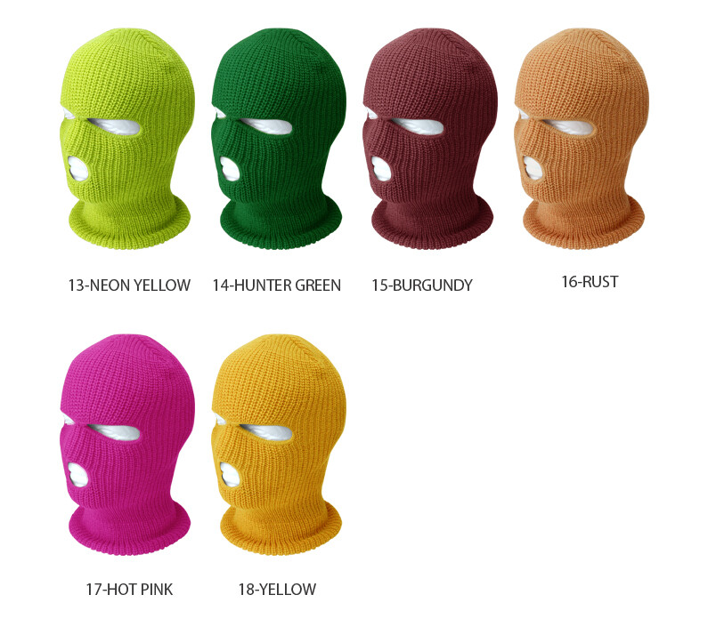 3 Hole Full Face Mask Ski Mask Winter Cap Balaclava Outdoor Beanie Tactical Hat gallery