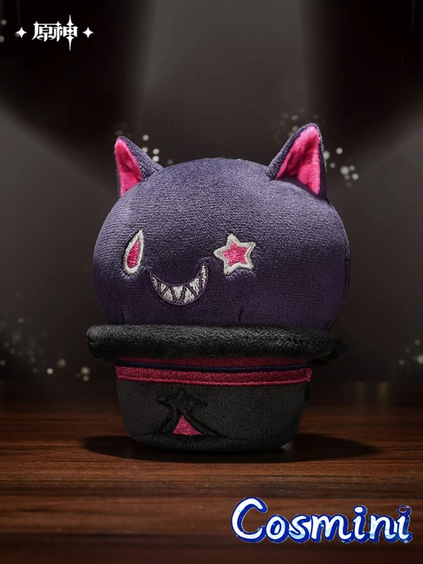 Official Genshin Impact Lyney Cat Plush Doll Keychain Stuffed Toy Anime Game gallery