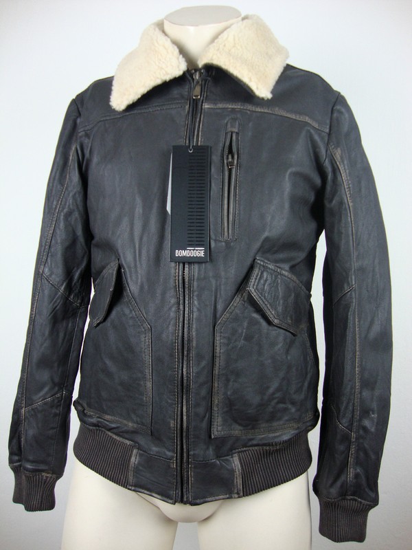 BOMBOOGIE LEATHER JACKET Herren Lederjacke Blouson Echtleder Gr.L NEU mit ETIKET gallery