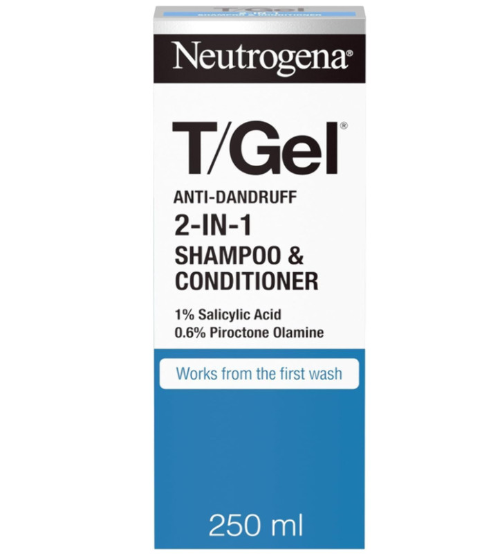 Neutrogena T/Gel 2 in 1 Anti-Dandruff Shampoo and Conditioner, 8.45 fl oz (250ml