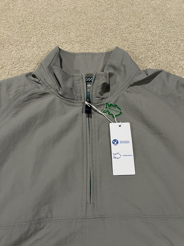 Southern Tide Jacket Mens Medium Gray Shoreline Pullover Performance Stretch gallery