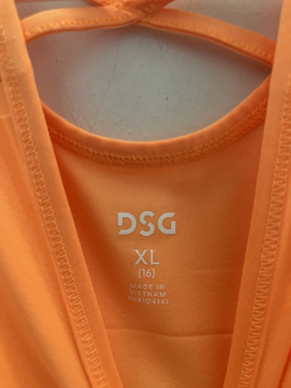 Lot Of 2 DSG Purple And Orange Girls XL Tank Tops Barely Worn gallery