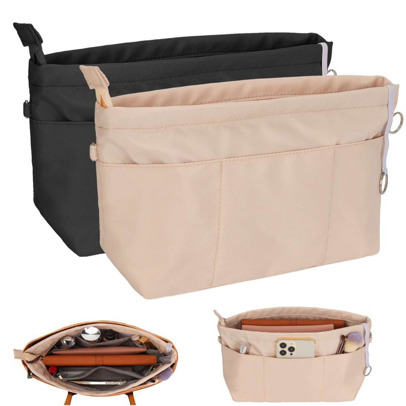 Purse Organizer Insert Nylon Bag Handbag Organizer Shaper for Neverfull Tote US