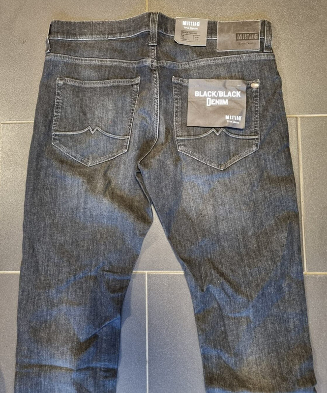 Mustang Mens Jeans Oregon Tapered W36 L32 - 1004893 Denim Pants BR1E2 gallery
