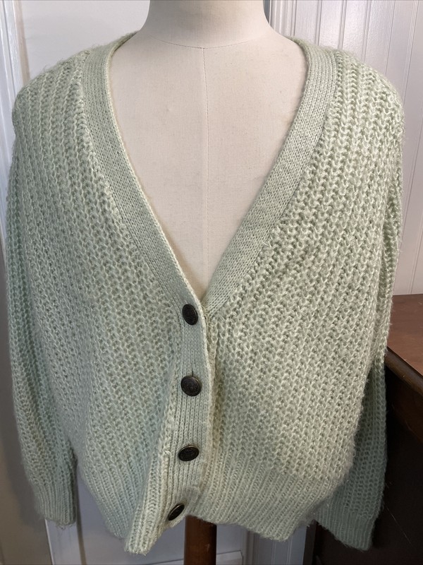 Vintage DB Sport By David Benjamin Cardigan Sweater Acryllic Made in Taiwan ROC