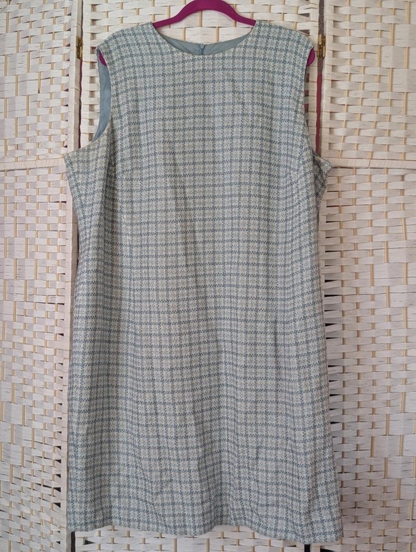 Jessica Howard 24W Blue Plaid Dress/Excellent Used Condition