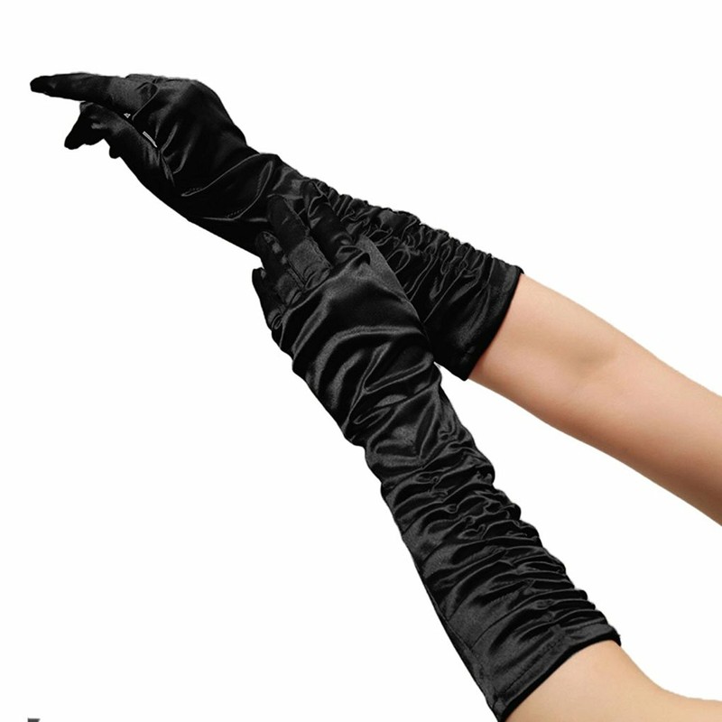 Bridal Wedding Opera Gloves Long Formal Dress-up Gloves for Women Clubs Party US gallery