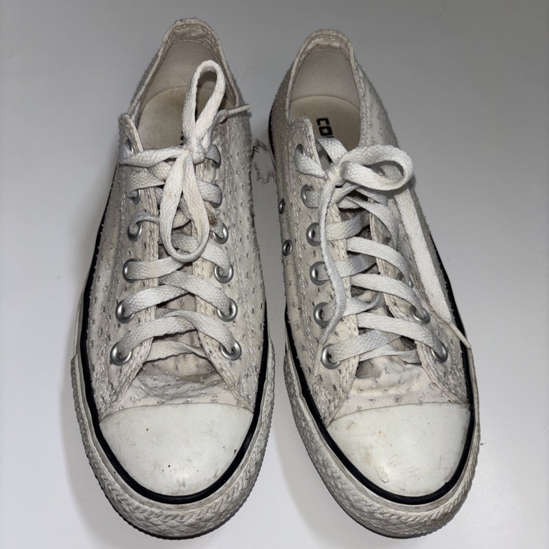 Converse all star Chuck Taylor Unisex 8.5 White Low Cut