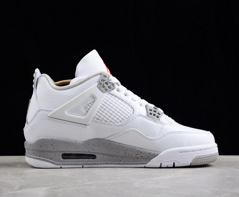 Jordan 4 Retro "White Oreo " Men's Basketball Shoes Mid Top gallery