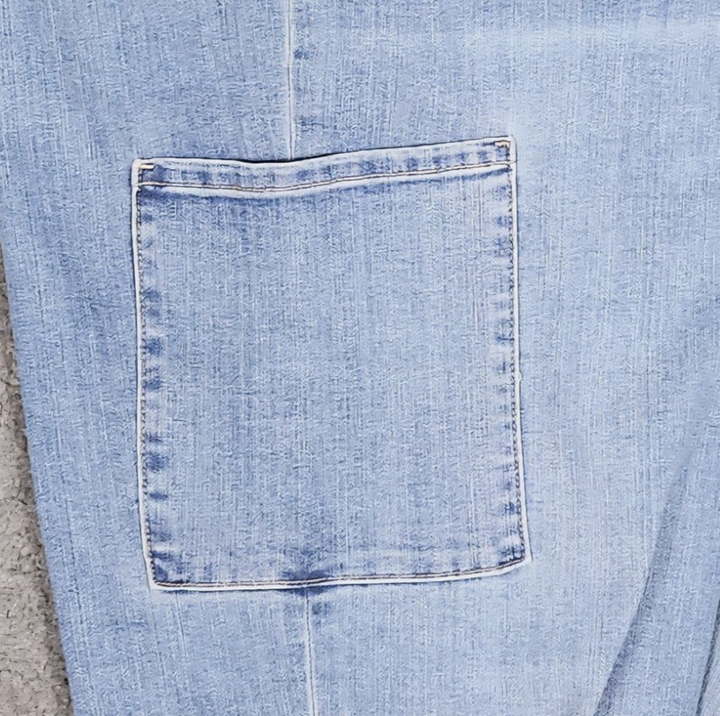 Men's Relaxed Straight Jeans 48X34 Goodfellow Blue Leg Zippers ONLY 1 POCKET gallery