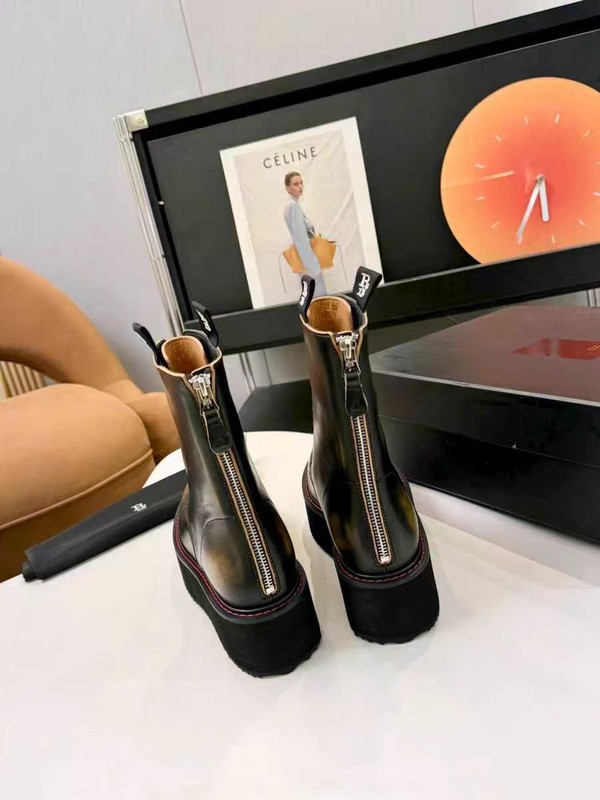 R13 Double Stack Platform Leather Punk Boots gallery