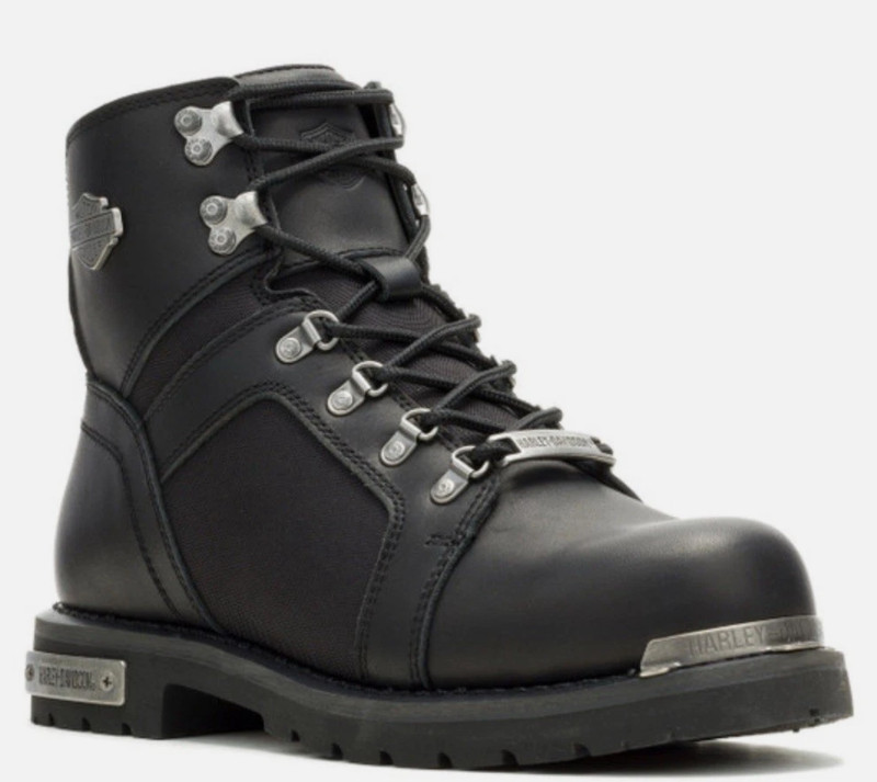 Harley Davidson Men's Edgefield 6" Motorcycle Boots Black D93885