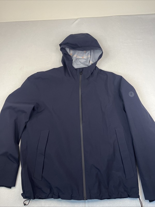 $298 Save The Duck Men’s Jari Hooded Jacket Size XXL Rain Jacket EUC