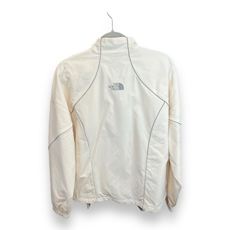 THE NORTH FACE Tek Piping Wind Jacket Women’s Size Large White Windwall gallery