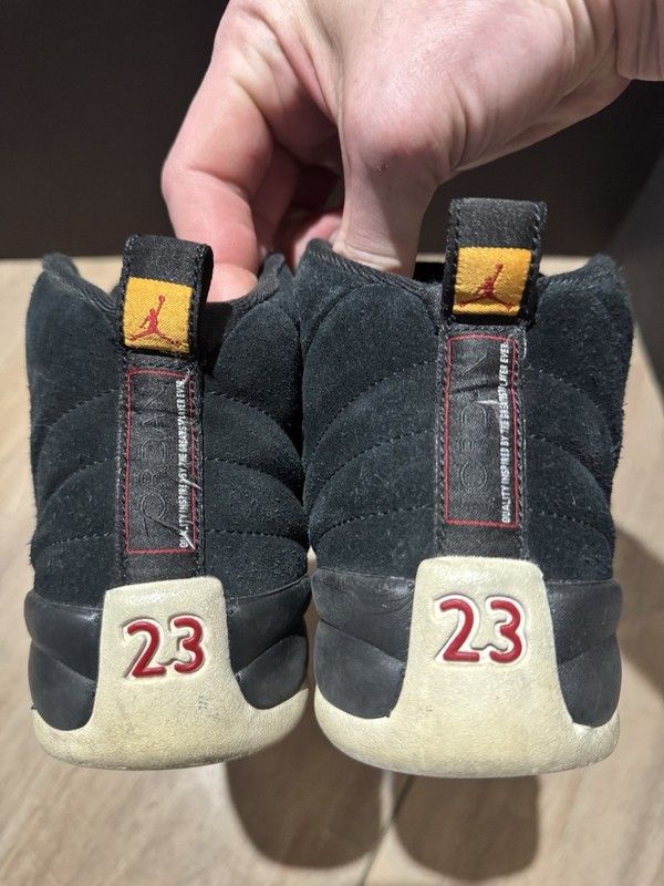 Nike Air Jordan 12 Retro Reverse Taxi Basketball | SIZE 6.5Y | 153265-017 gallery