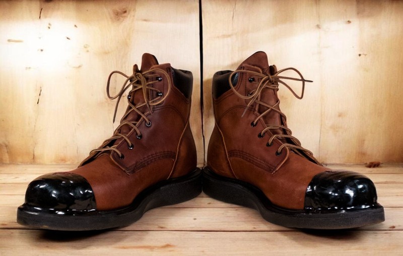 Red Wing 676 Supersole Boots with Black Tuff Toe Size 14D (Soft Toe) (USA) gallery