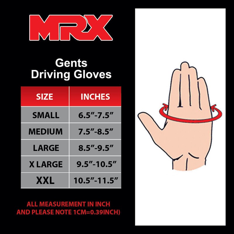 Mens Driving Gloves Basic Soft Goat Leather Fingerless Breathable Biker gallery