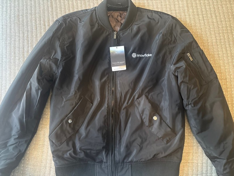 Fossa Apparel Wingover Bomber Jacket #1518 – Snowflake