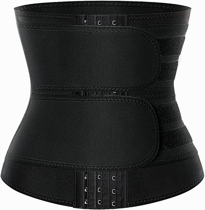 Waist Trainer For Men Body Shaper Tummy Girdle Belt Belly Fat Burner Corset