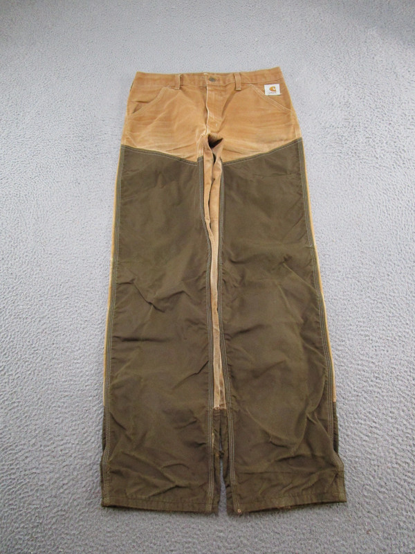Vintage 80s Carhartt Brush Briar Double Knee Field Pants WU256 Mens Size 32×32