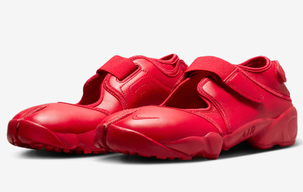 Nike Air Rift Leather HM5737-600 Fire Red Women's Size Custom gallery