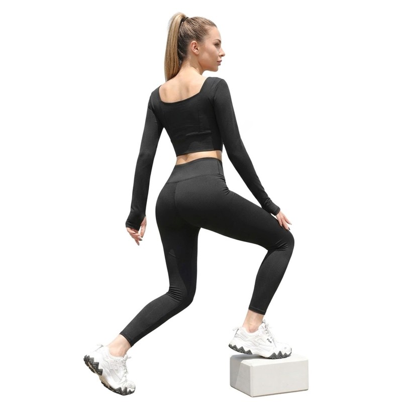 Women's Yoga Pants High Waisted Tummy Control Workout Gym Stretch Yoga Leggings gallery