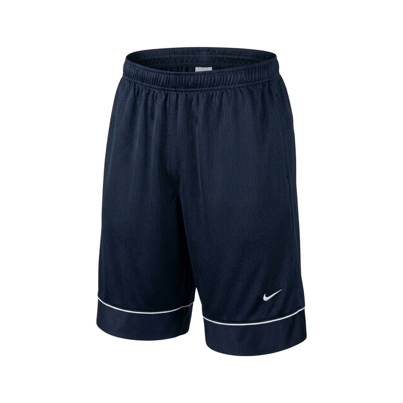 Nike Boys Navy Blue Mesh Basketball Shorts Size Medium 10-12 Athletic Gym