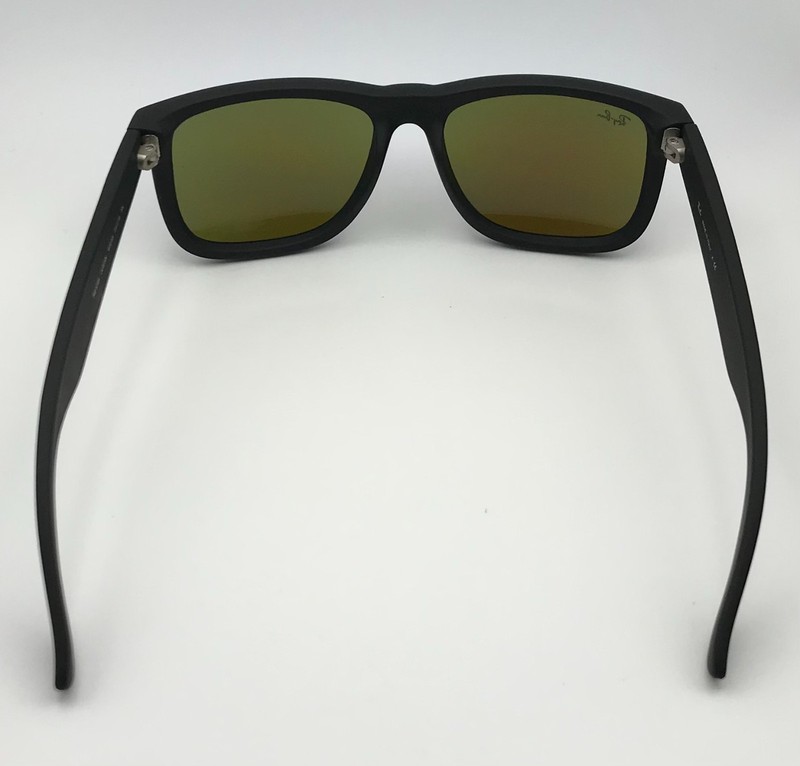 New Ray Ban Men's Sunglasses RB4165 622/55 Black Blue 54mm gallery
