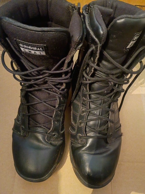 ORIGINAL SWAT METRO SIDE ZIP BLACK MEN’S BOOTS