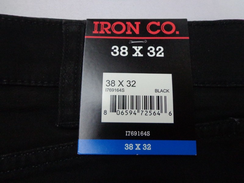 Iron Co. Men's Classic Stretch Comfort Patriot Pants Black 38 x 32 gallery