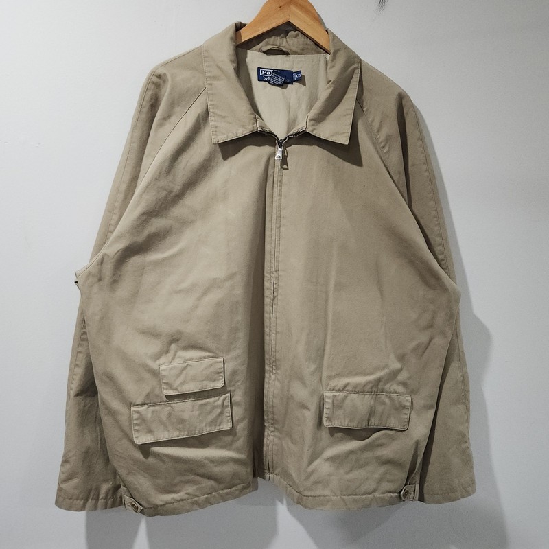 Vintage Polo Ralph Lauren Bombet Jacket Sport Coat Preppy Outdoor City Mens XXL