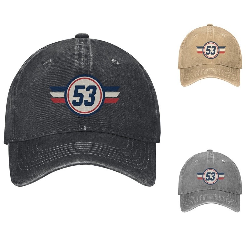 53 Racing Baseball Cap Adjustable Dad Hat Retro Speed Stripes